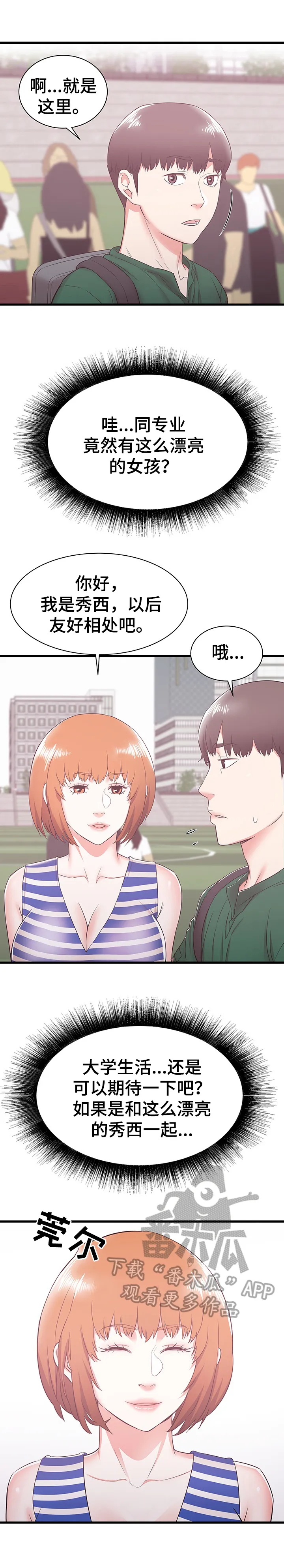 独闯大城市漫画漫画,第12章：享受大学生活4图