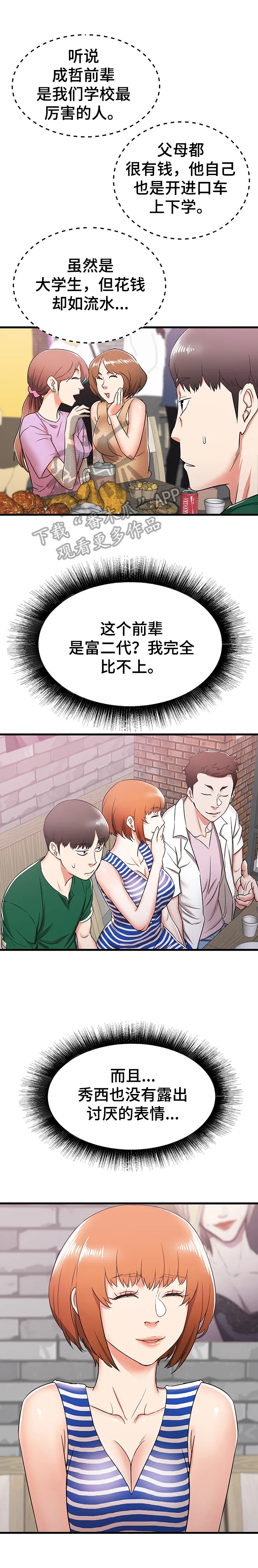 独闯大城市漫画漫画,第12章：享受大学生活10图