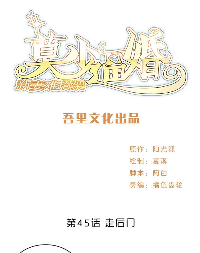 莫少逼婚新妻难招架动漫推荐漫画,第45话1图