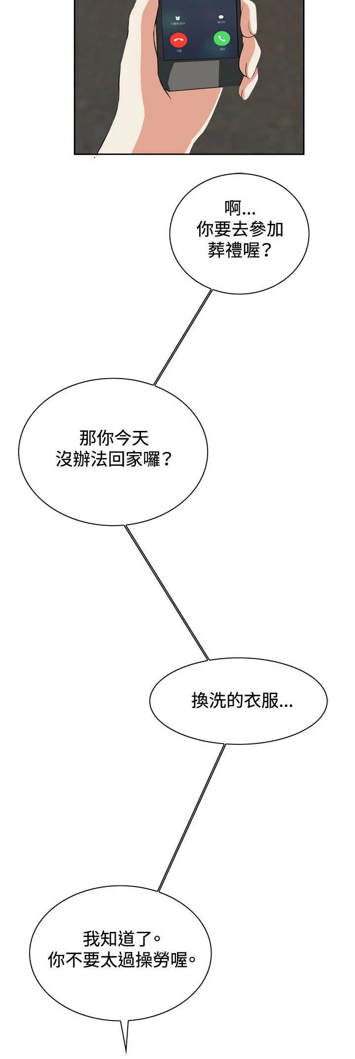 跟随漫画漫画,第45章：参加葬礼3图
