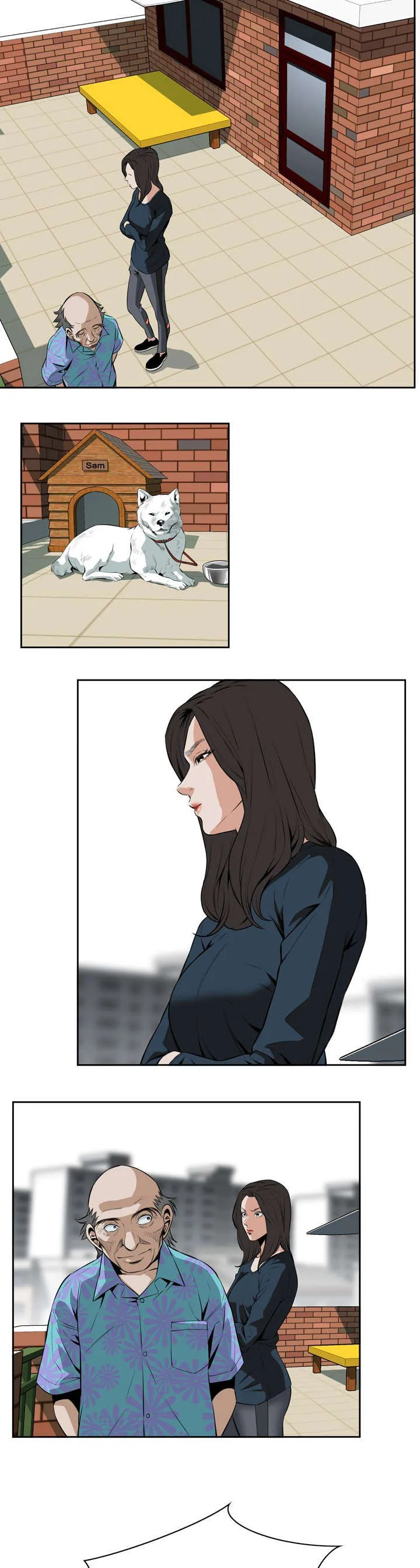 跟随漫画漫画,第35章：天台（2）2图