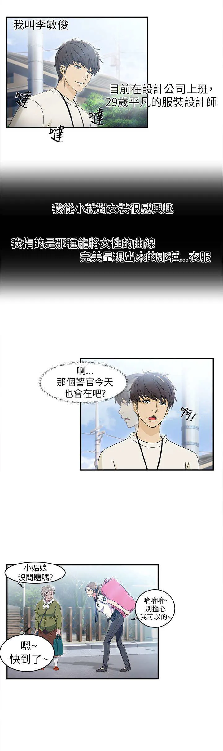 女装设计师原创设计绘画漫画,第1章：警员篇15图