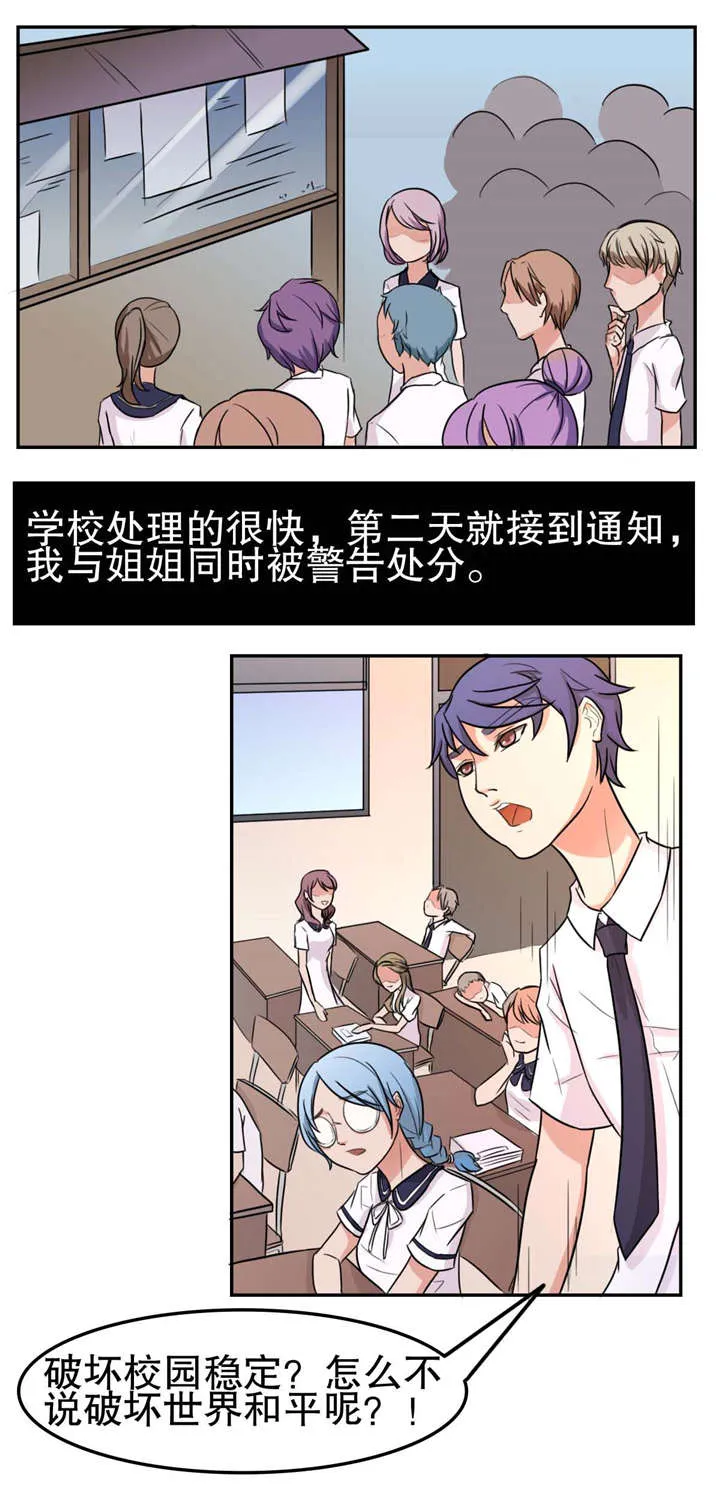 捍卫家姐漫画在线观看漫画,第13章：处分5图