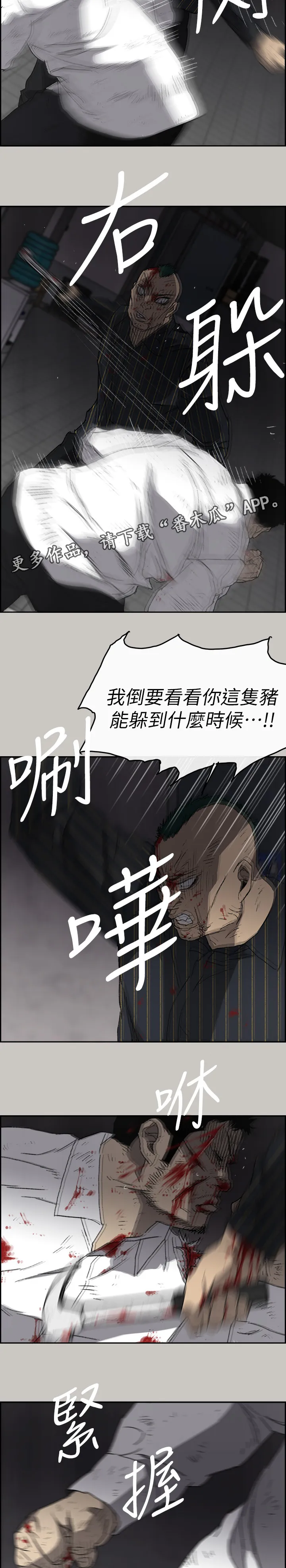 出拳动漫人物漫画,第101章：死期8图