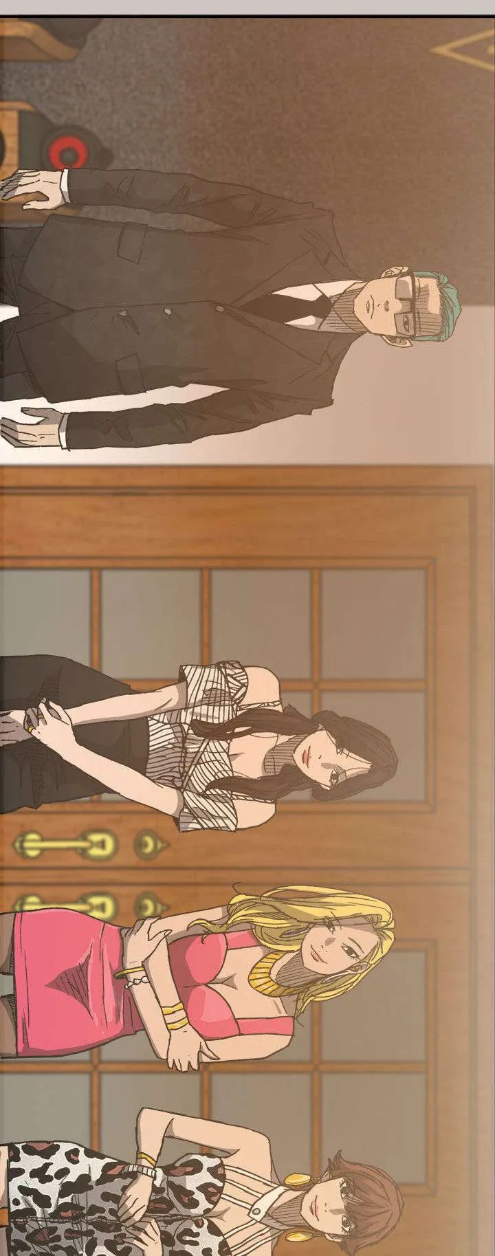 出拳的画法漫画,第30章：陪酒7图