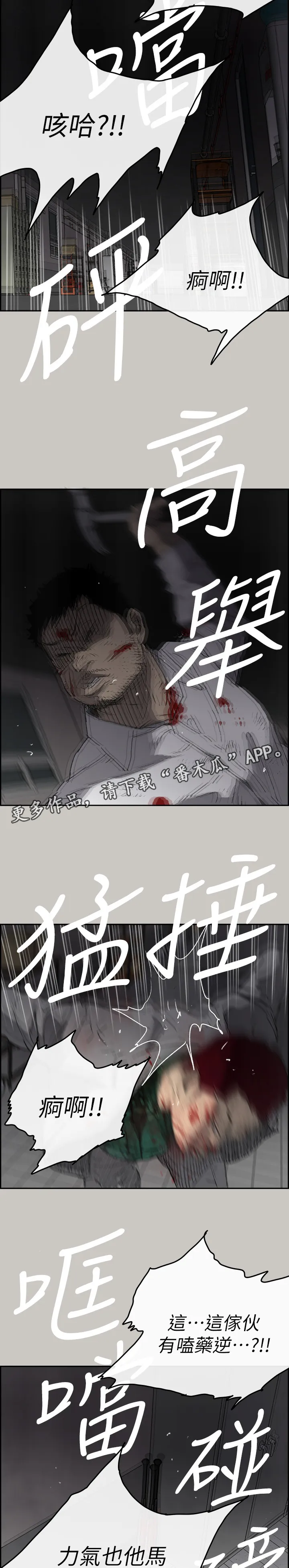 出拳的动作漫画,第98章：激斗14图
