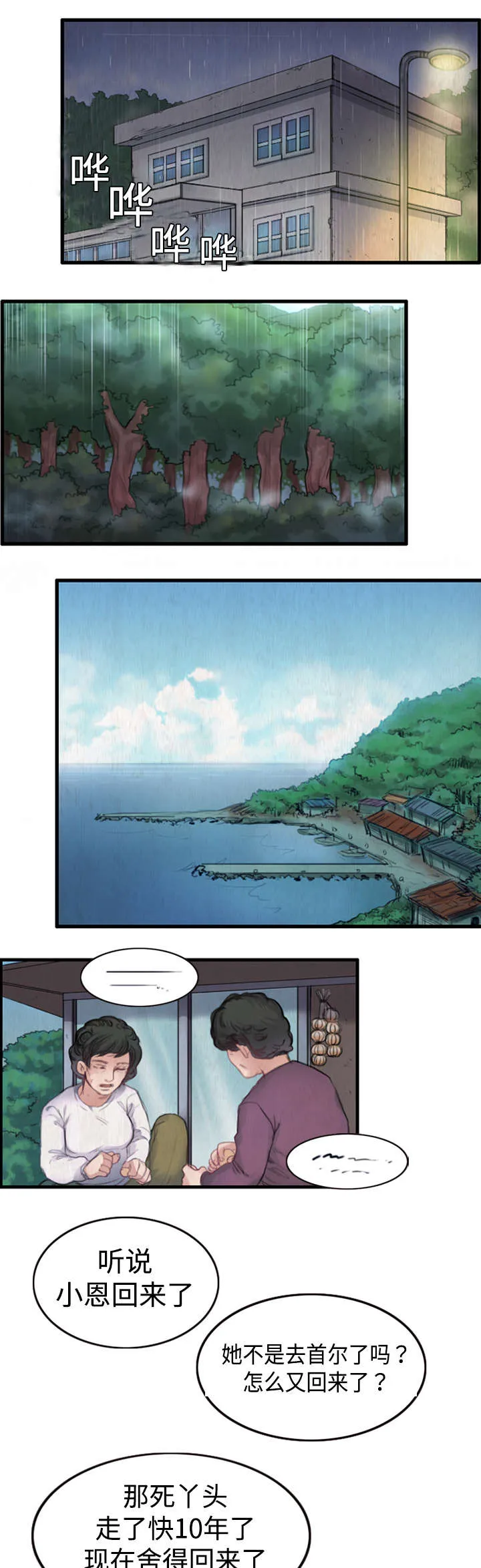 复仇之岛漫画第35话漫画,第1章：返岛5图