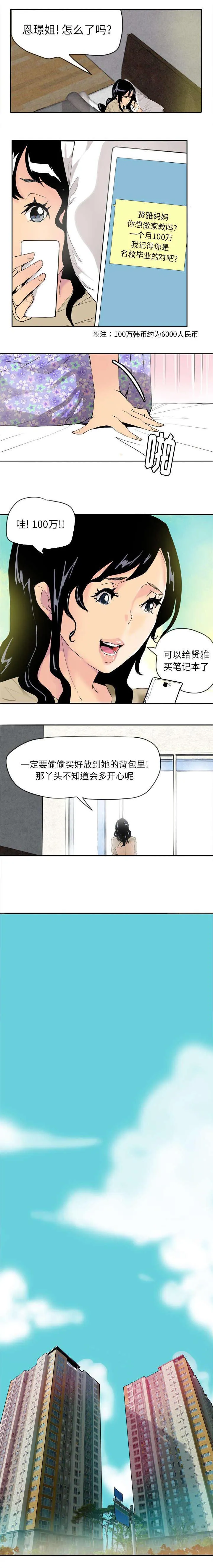 家中授课漫画漫画,第2章：兼职4图
