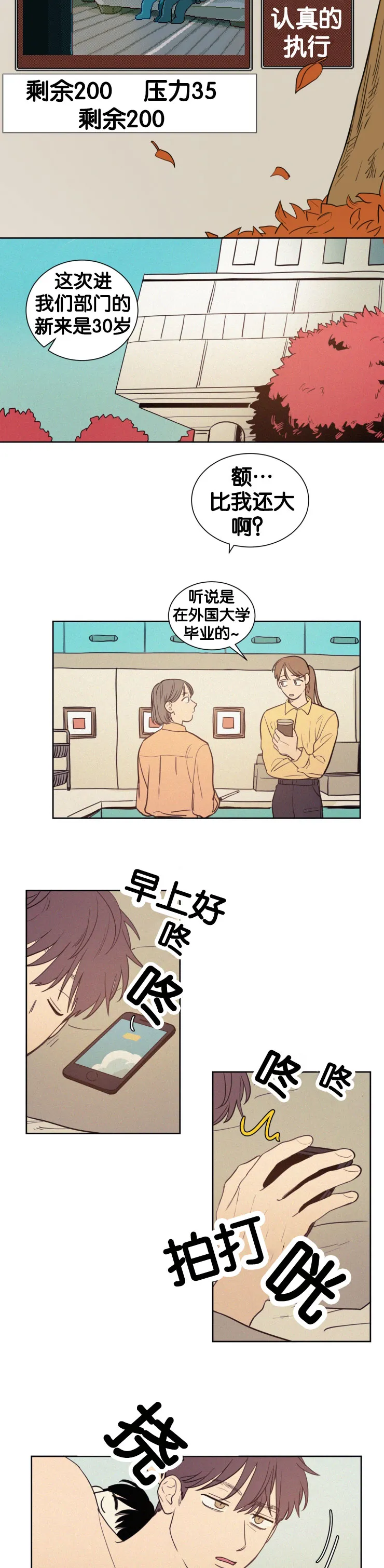 空巢来风漫画漫画,第50章：第一次上班2图