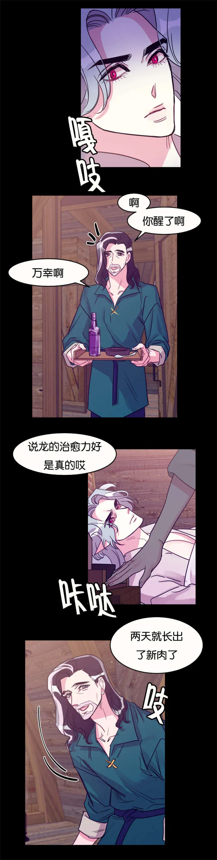 他是一条龙漫画漫画,第27章：龙受伤了16图