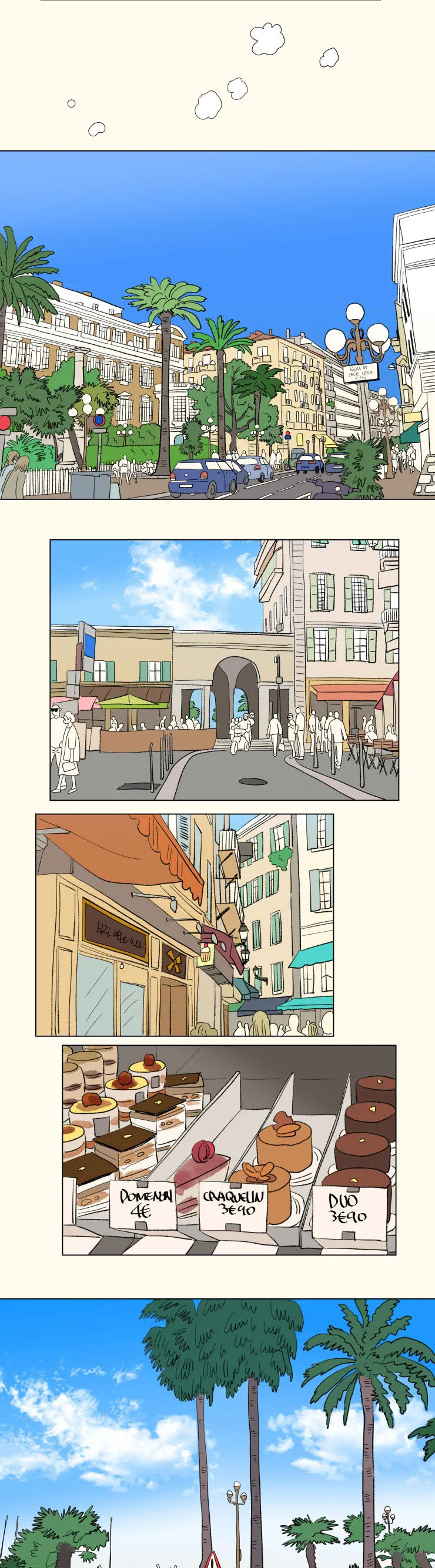 亲子图片一家四口漫画,第60章：旅途2图