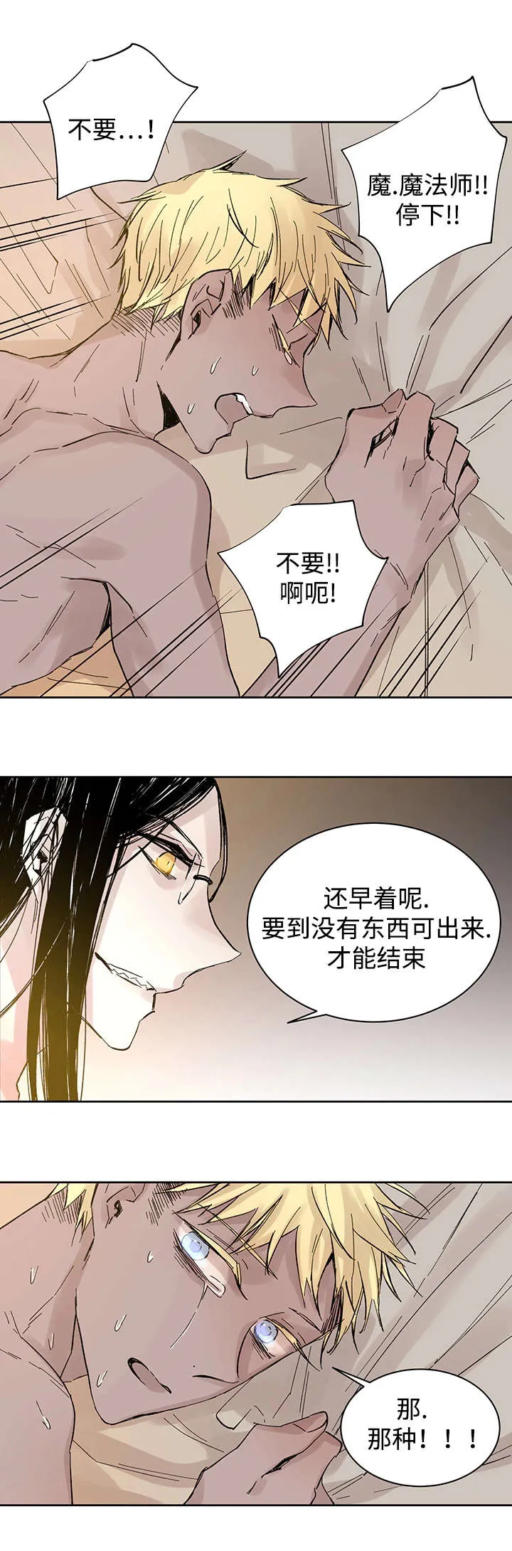 巫师与狼漫画还有别的名字漫画,第29章：没力气说话为止13图