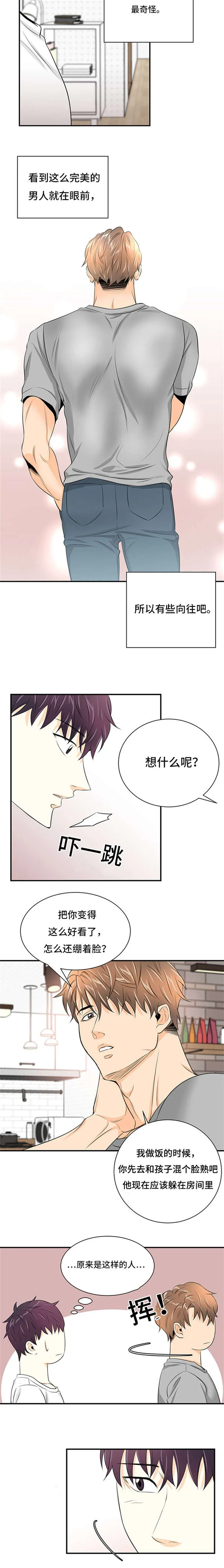 特邀托育漫画漫画,第8章：向往的男人6图