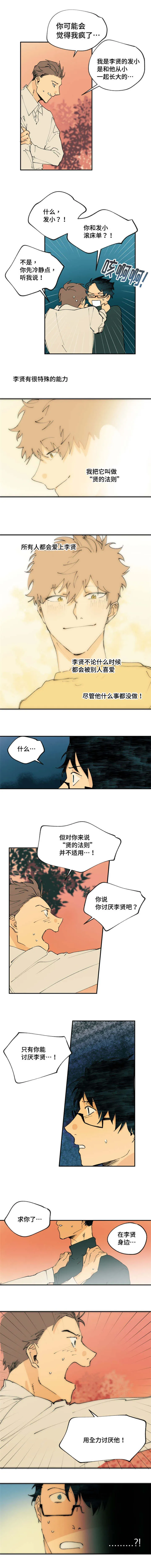 贤的法则漫画漫画,第3章：在他身边6图