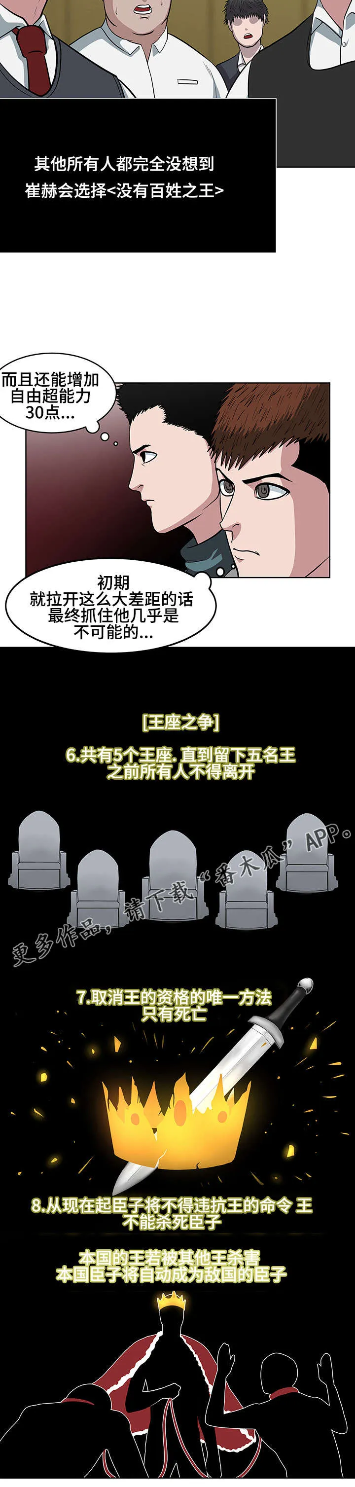 争王之战漫画漫画,第21章：没有百姓之王2图