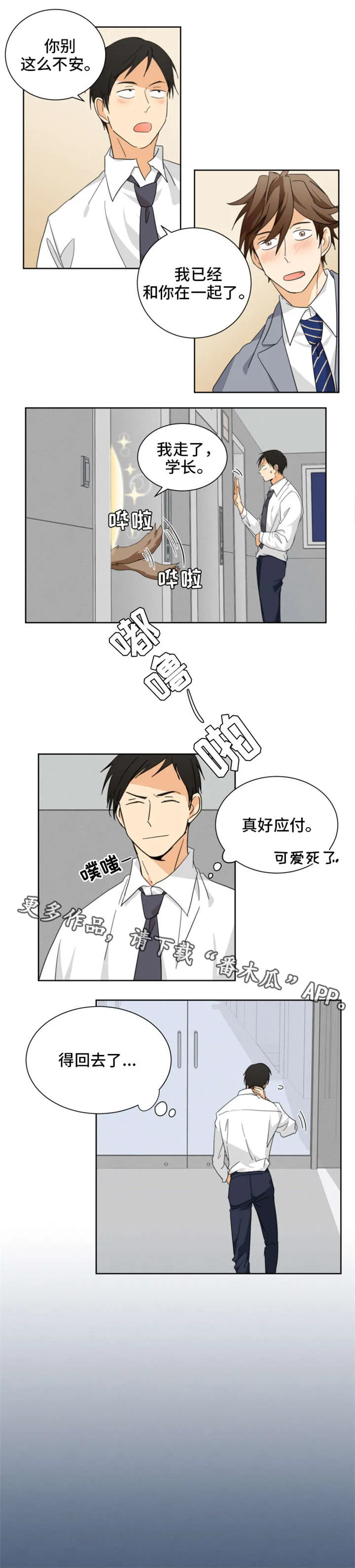 我暗恋的前辈漫画漫画,第30章：不该看的3图