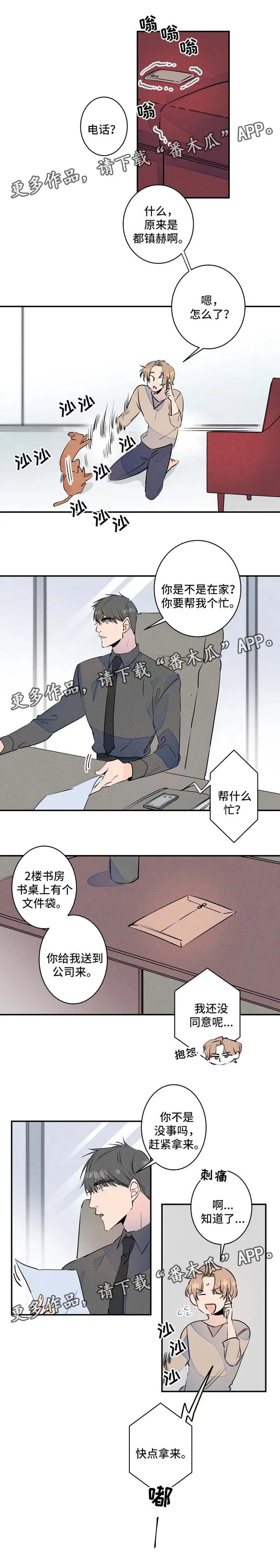 结婚漫画模板漫画,第26章：送文件2图