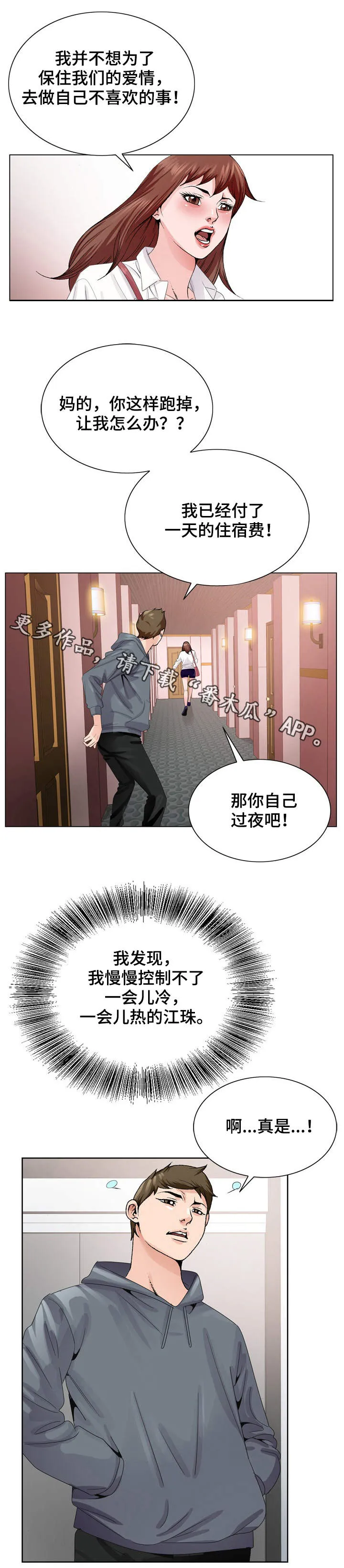 昔日友人漫画漫画,第6章：无法掌控10图