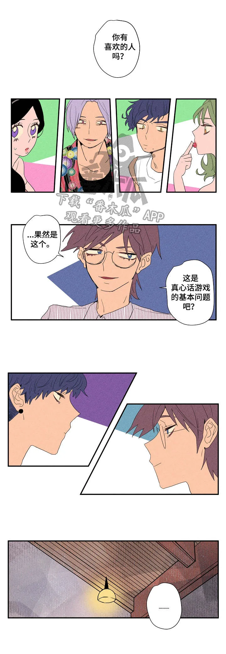 混乱关系漫画漫画,第15章：真心话游戏2图