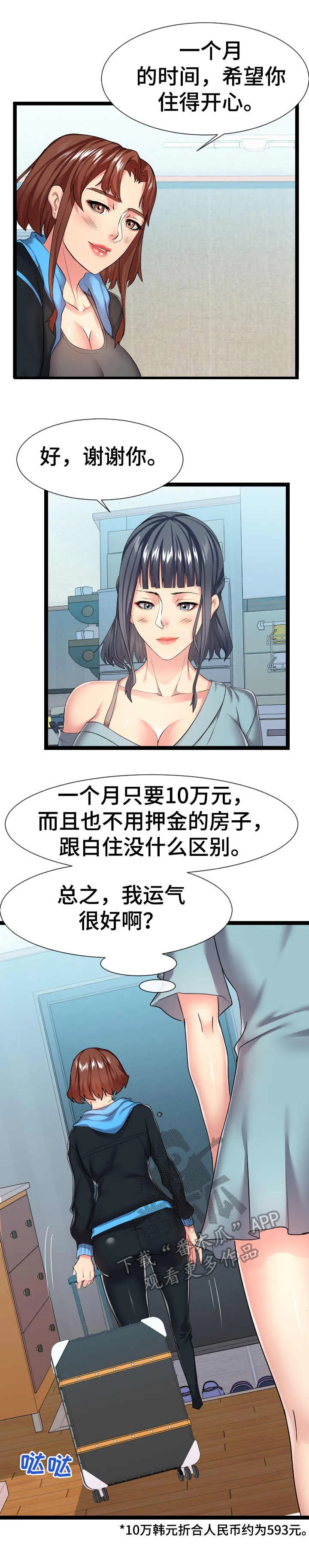 公寓守卫战漫画漫画,第31章：告诫1图